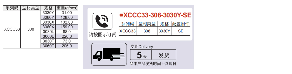 连接配件 欧标30系列 连接板参数图1