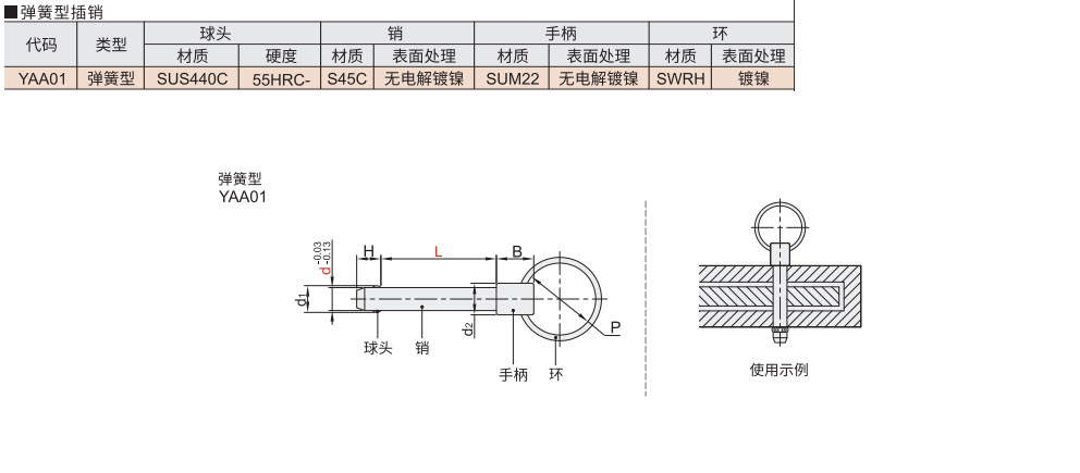 插销 弹簧型材质图