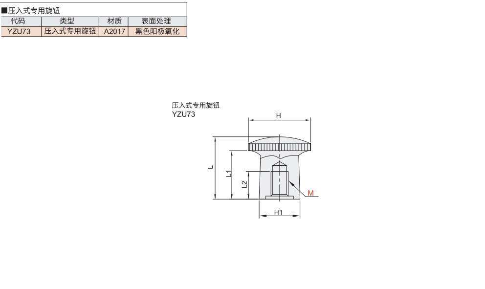 分度销 压入式专用旋钮材质图