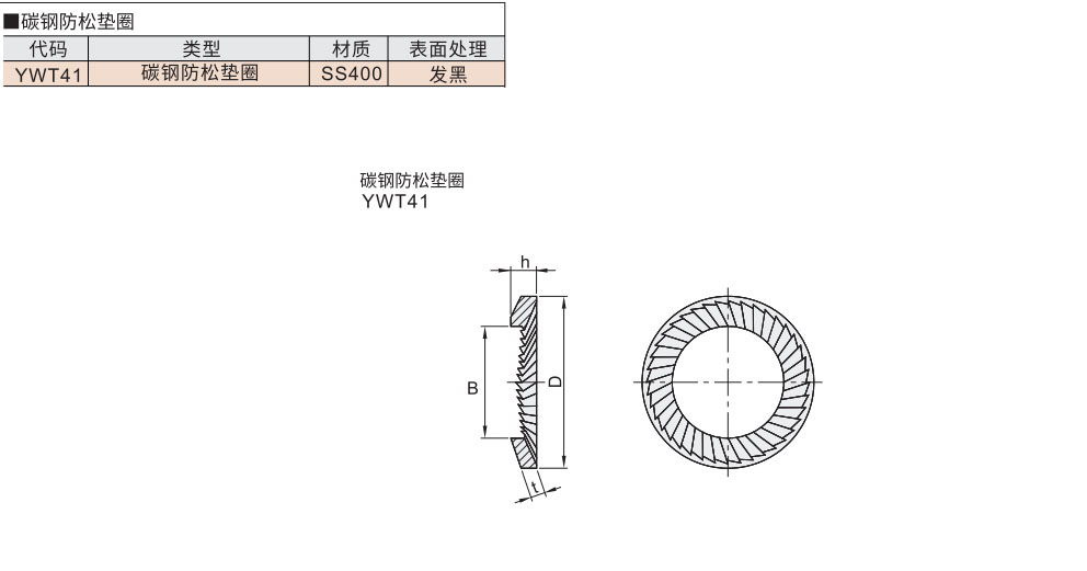 碳钢防松垫圈材质图