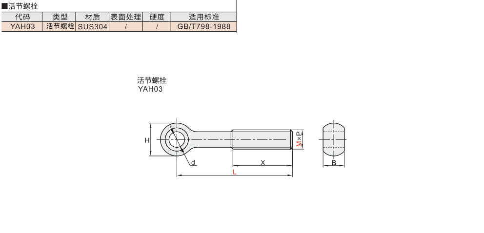 活节螺栓材质图