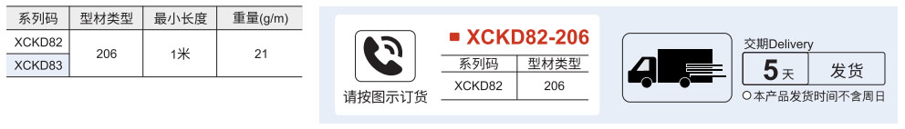 装饰配件 欧标20系列 平封槽条参数图1