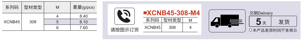 螺母配件 欧标30系列 弹珠螺母参数图1