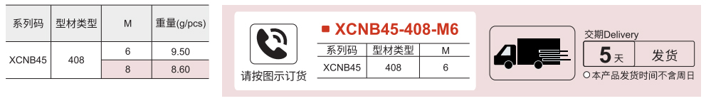 螺母配件 欧标40系列 弹珠螺母参数图1