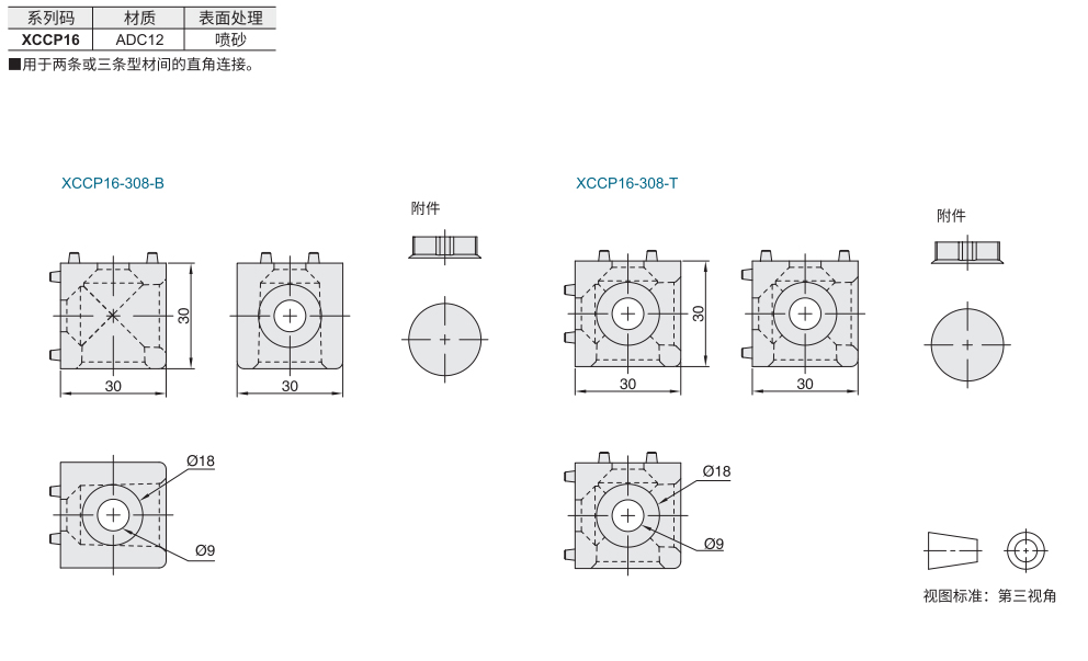 连接配件 端面连接件材质图