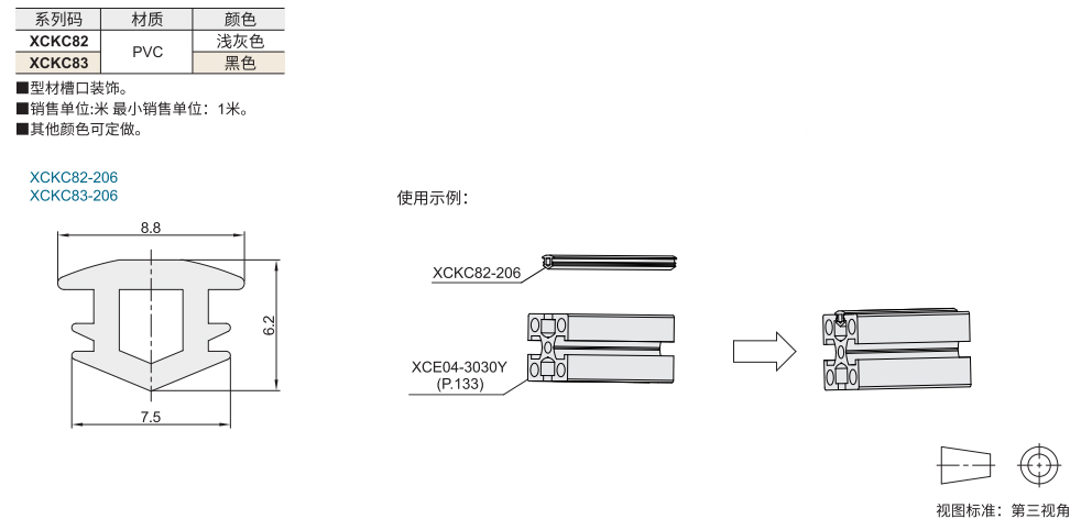 装饰配件 密封条材质图