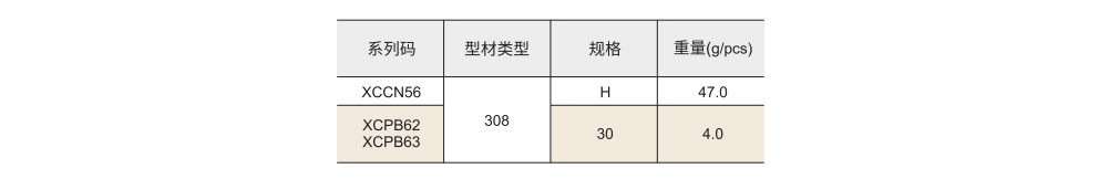 连接配件 国标30系列 三维连接件参数图1