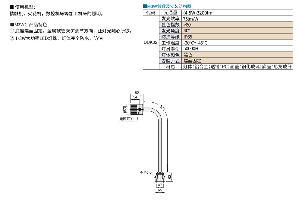 照明手灯 M3W材质图