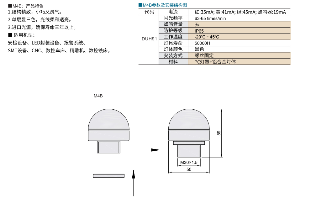 三色灯 M4B材质图