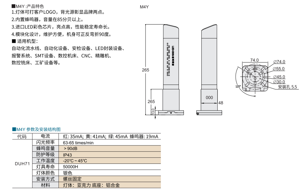 三色灯 M4Y材质图