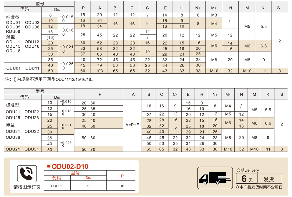 支柱固定夹 螺孔平行 孔距固定型/孔距选择型参数图1