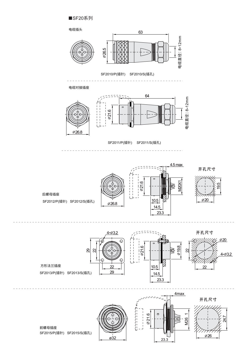 SF20 系列材质图