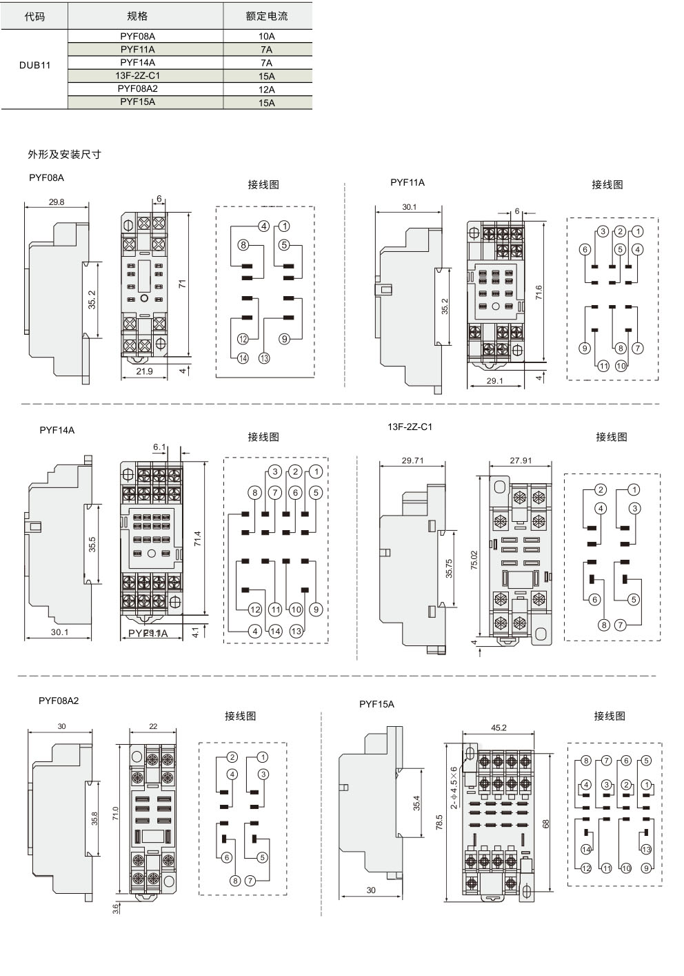 日规断电器插座材质图