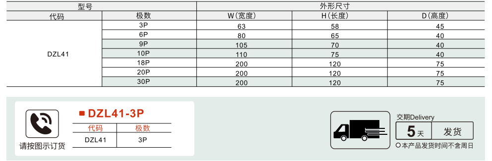 接线盒 接线端子台型参数图1