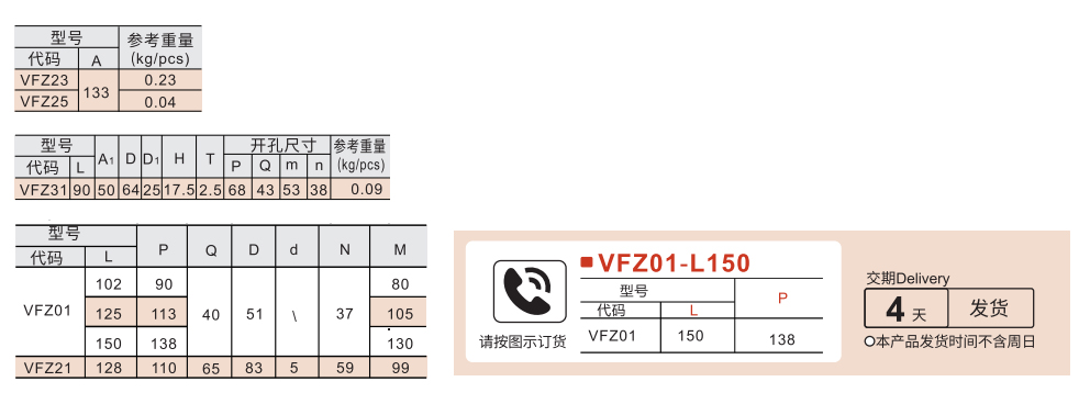 嵌入式拉手 标准/异性 外部固定型参数图1