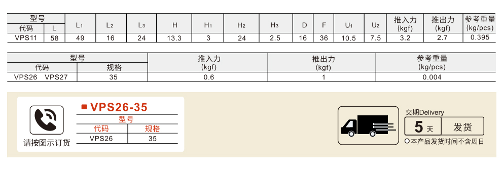 滚轮式球形扣 内装可调/外装标准型参数图1
