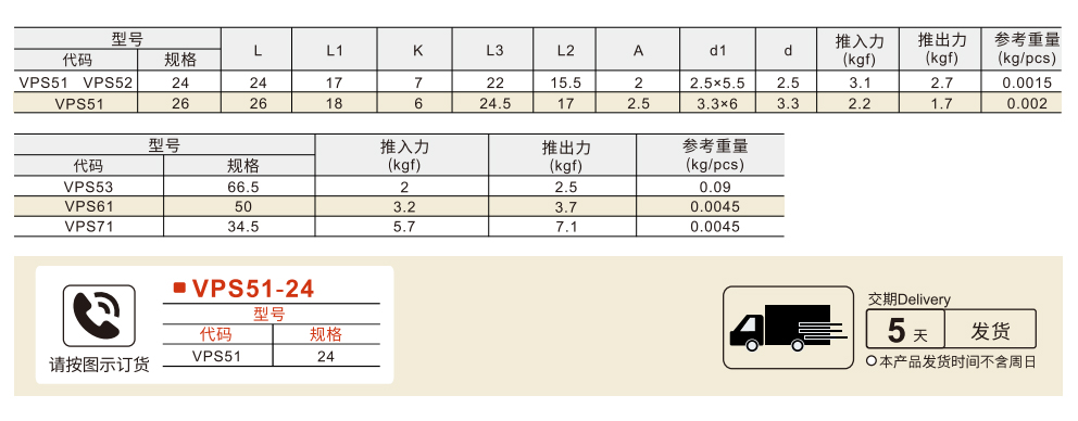 球形扣 按压式球形扣 较紧型参数图1