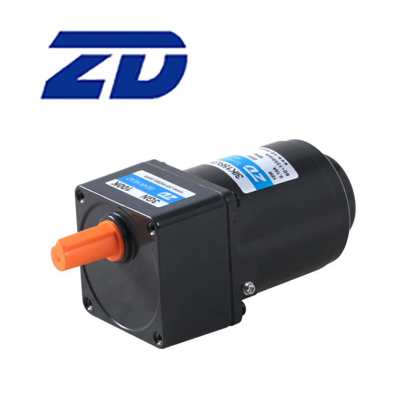 ZD中大电机 15W70MM微型小型 K系列交流感应圆轴型减速变频电机马达 3IK15A-S